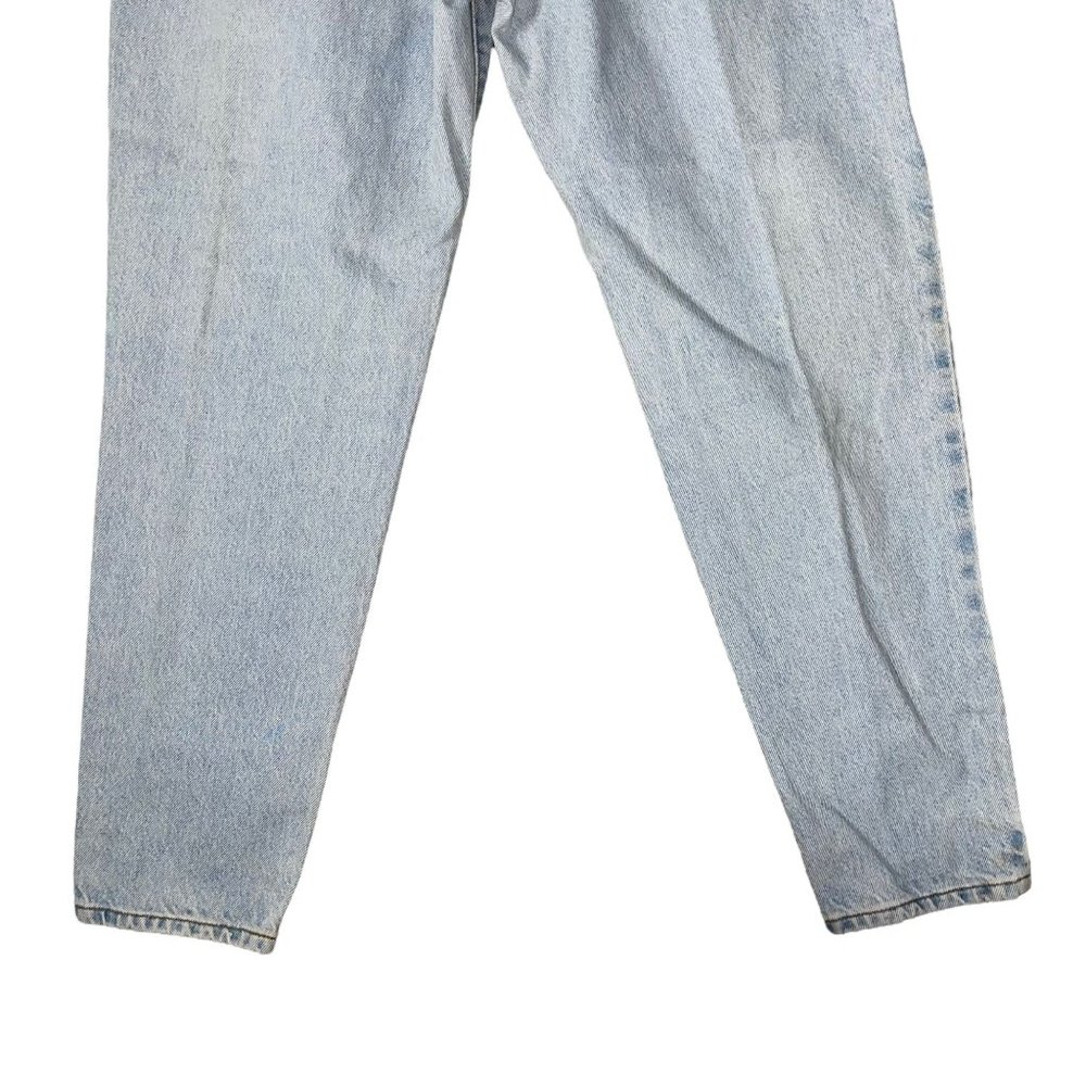 Vintage Levis Tapered Leg Jeans Mens 34 28 Well Worn Light Wash Made USA - Picture 8 of 10